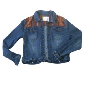 Life In Progress Boho Jean Jacket
